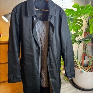 Banana Republic Classic Black Trench Coat